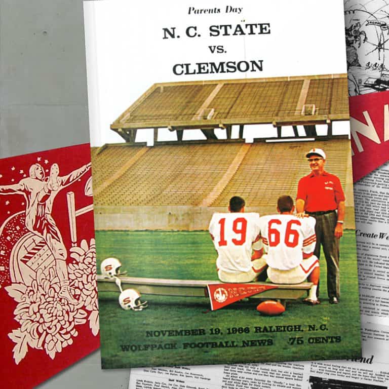 Game day program booklet from 1966