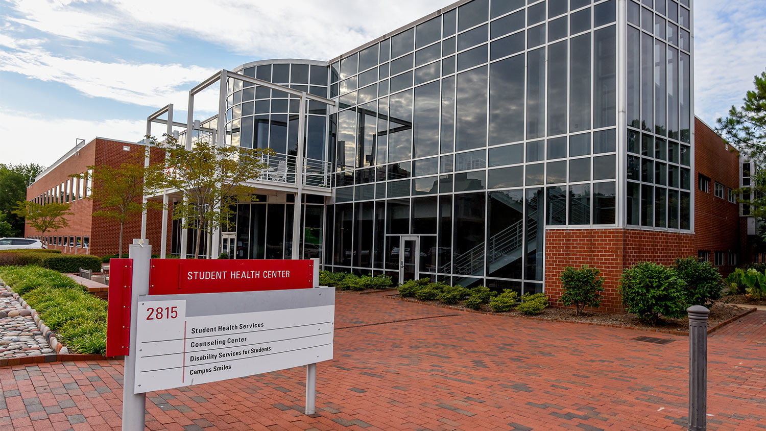 The Student Health Center is located on Cates Avenue.