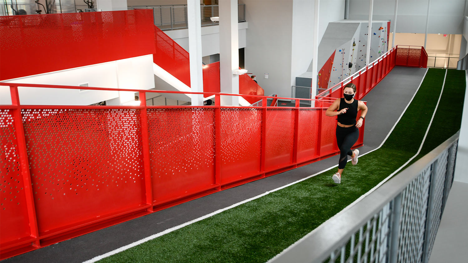 The new Wellness and Recreation Center opened to faculty, staff and students on Monday, October 26, 2020.