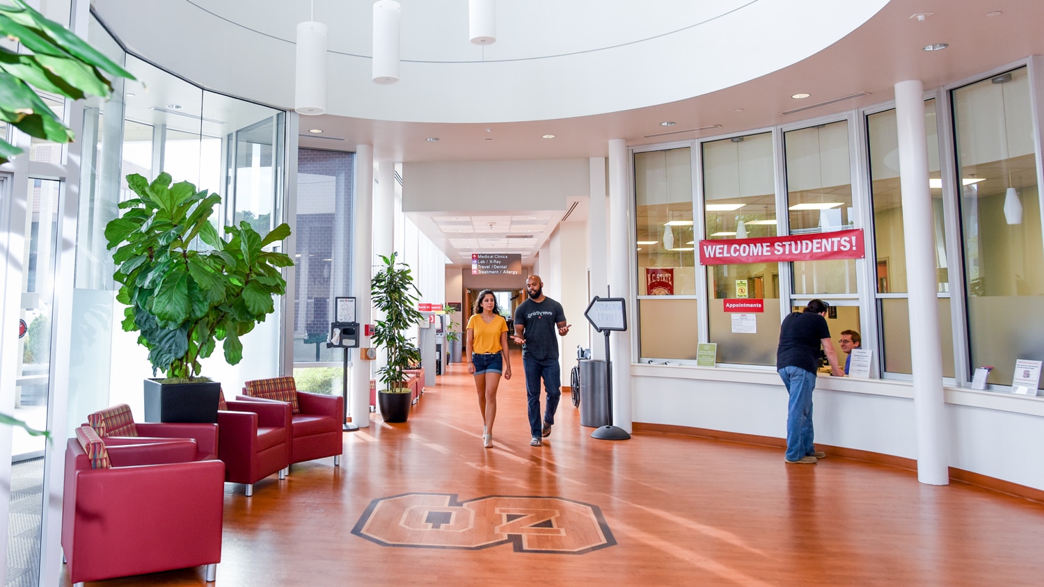 Student Health Services, located on Cates Avenue, is designed to meet the health needs of NC State students. 