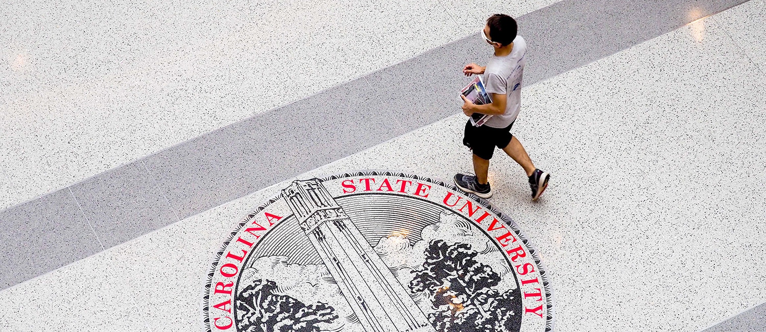 Students walk through the Talley Student Center on the last day of in-person classes for undergraduates for the fall 2020 semester.