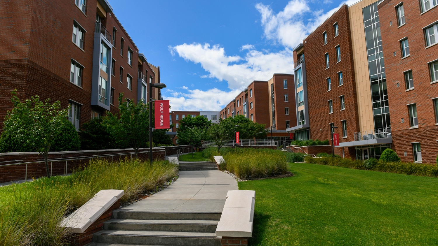 Centennial Campus student housing at Wolf Ridge.