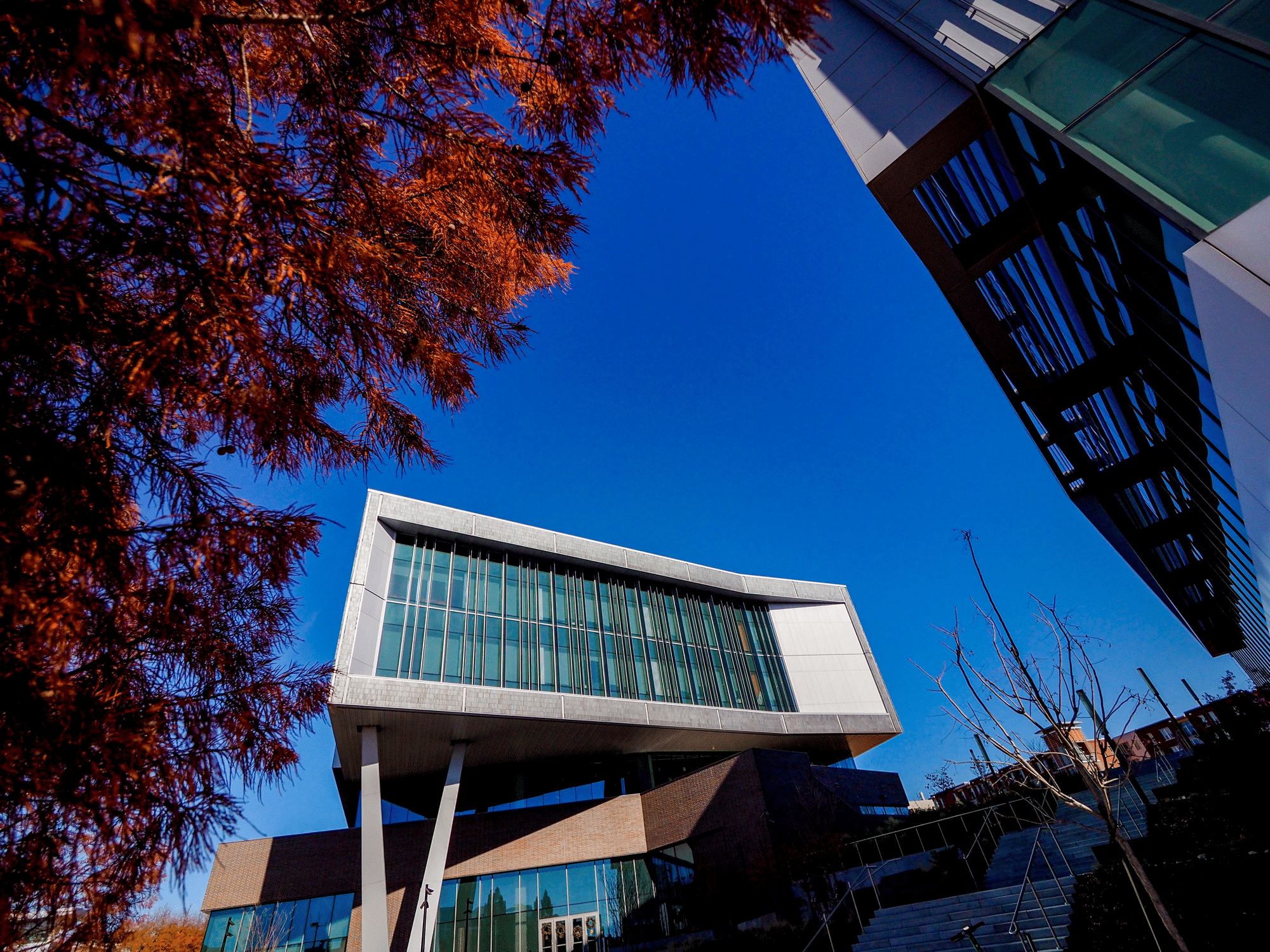 The newly completed Fitts-Woolard Hall on Centennial Campus. 