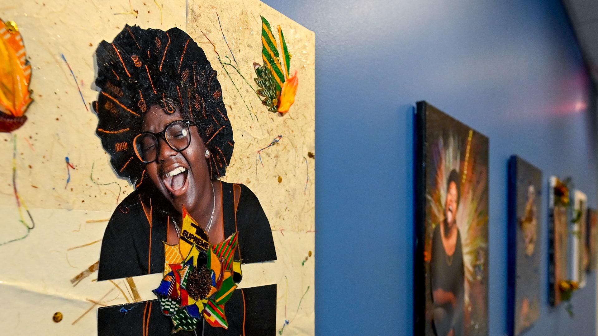 An exhibit of art created by Black students at NC State.