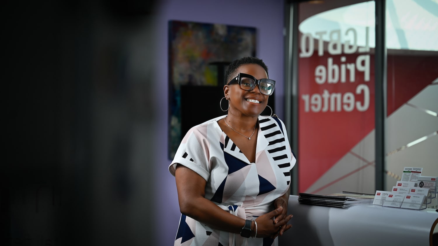 Charla Blumell ’15, the new director of NC State's LGBTQ Pride Center.