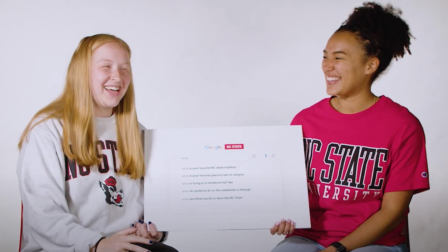 Four NC State University upperclassmen answer some of the most-asked questions about the university.