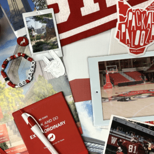 A collage of Wolfpack memorabilia.